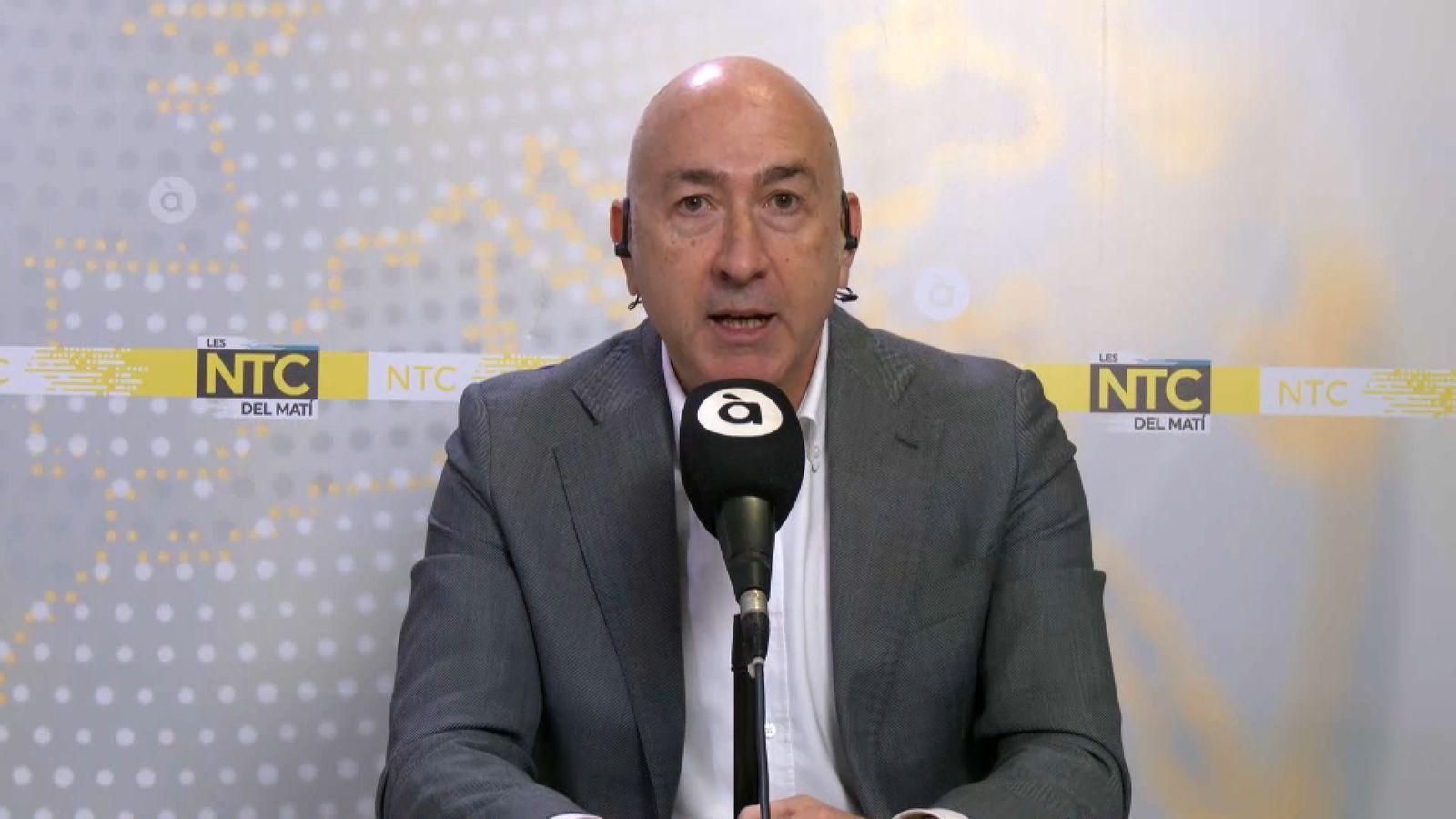 Alejandro Soler en una entrevista en 'Les Notícies del Matí'