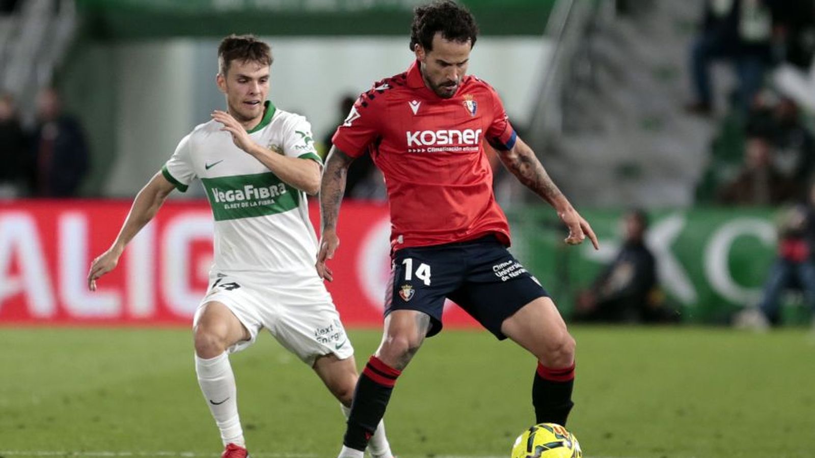 Aleix Febas i Rubén García, en el partit que ha obert la jornada 24 en Primera Divisió