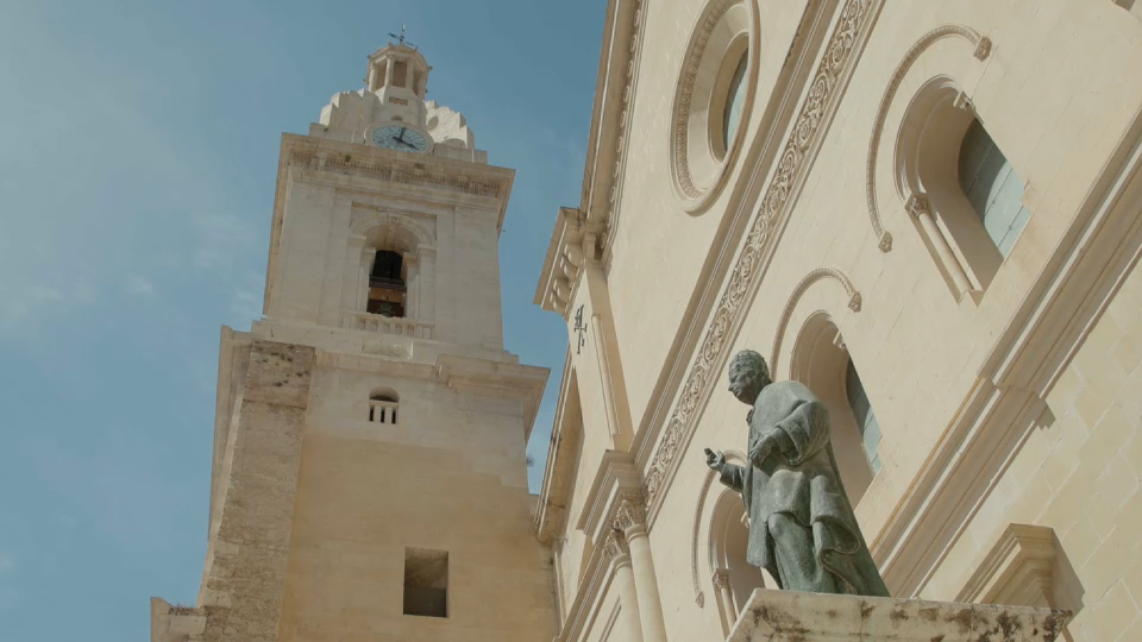 La col·legiata de Santa Maria, on van batejar Calixt III a Xàtiva