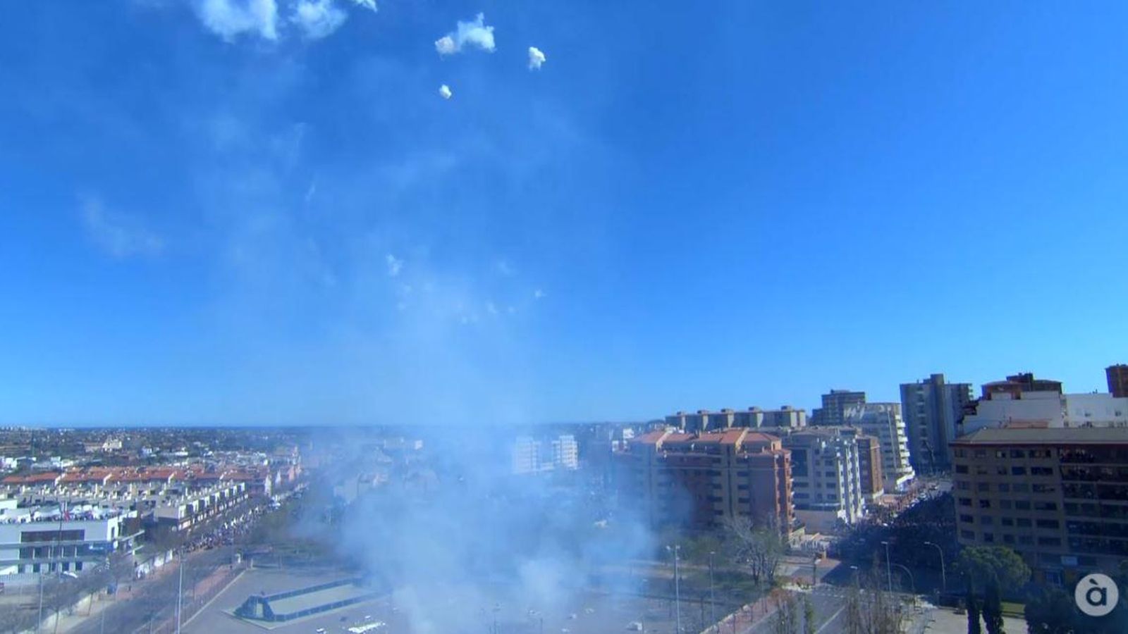 Espectacle pirotècnic a càrrec de la Pirotecnia Zarzoso.