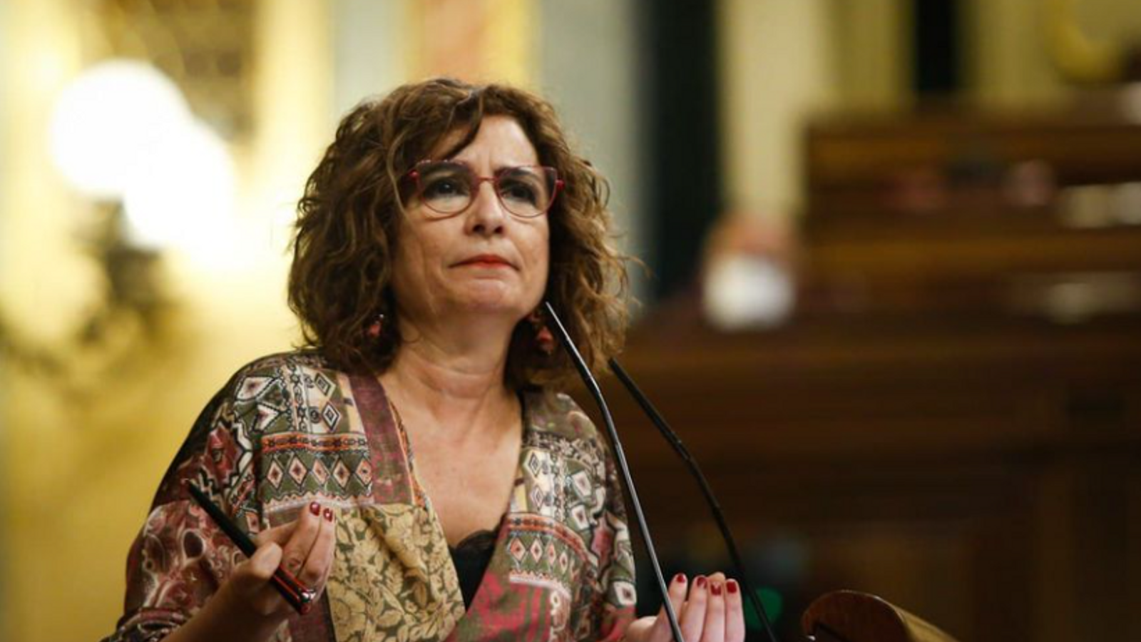 La ministra d'Hisenda i portaveu del govern, María Jesús Montero