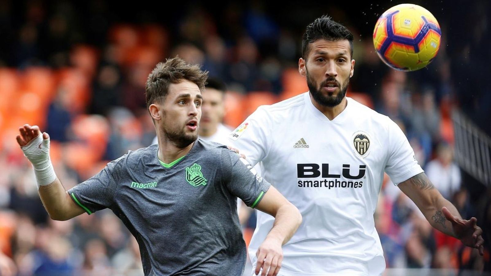 El València no s’imposa a la Reial Societat i empata a zero al Mestalla