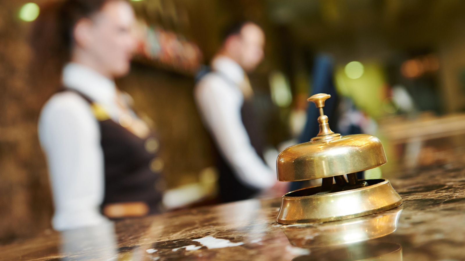 Mostrador d'un hotel