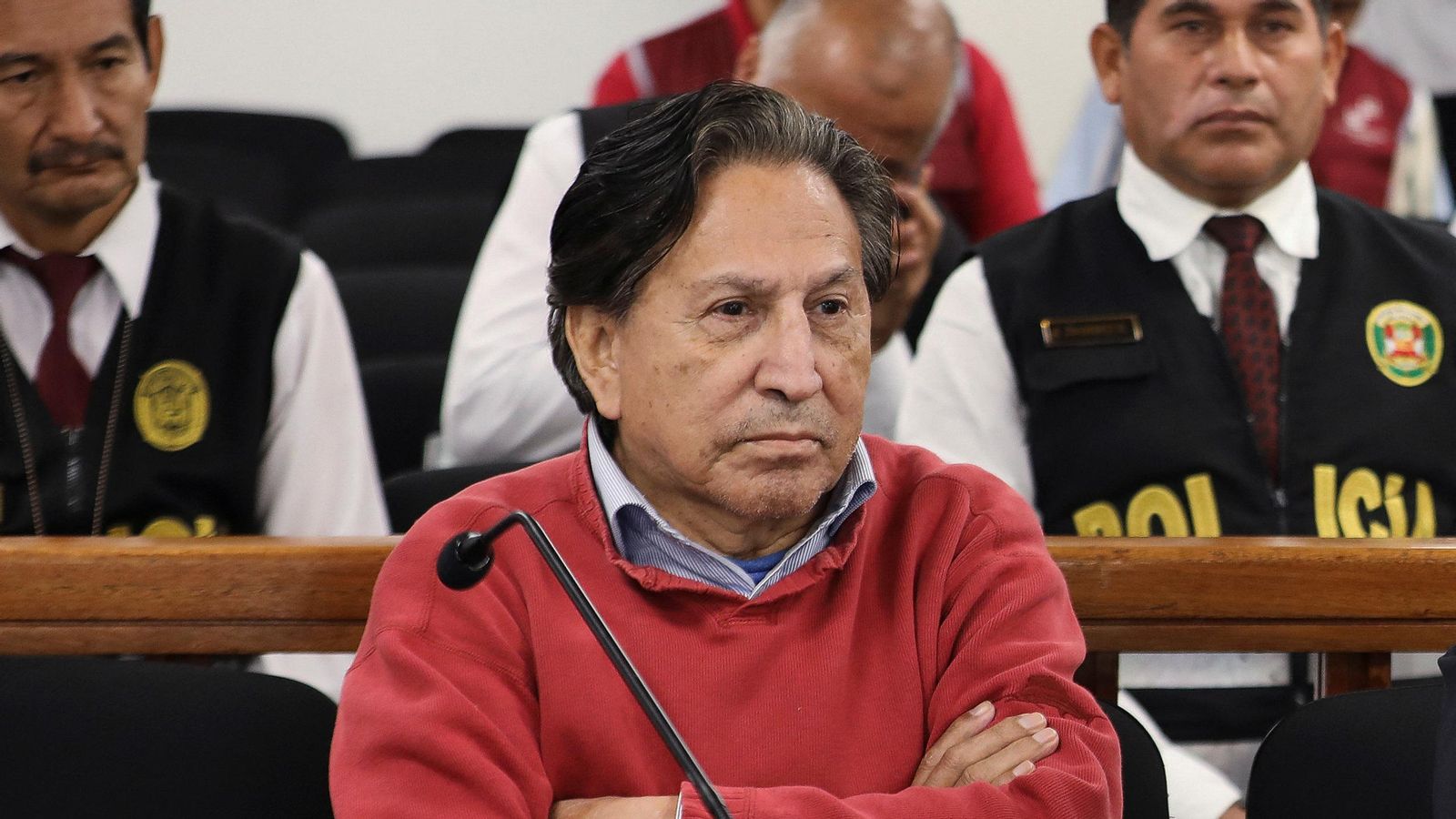 L'expresident del Perú Alejandro Toledo assisteix a una audiència en el Tribunal Superior de Justícia Penal Especialitzat de la Nació, després de ser extradit al Perú