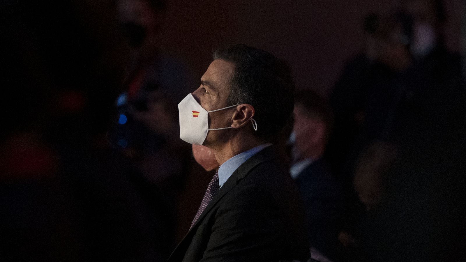 Sánchez, aquest dimecres, a la seua arribada al Congrés de les multinacionals