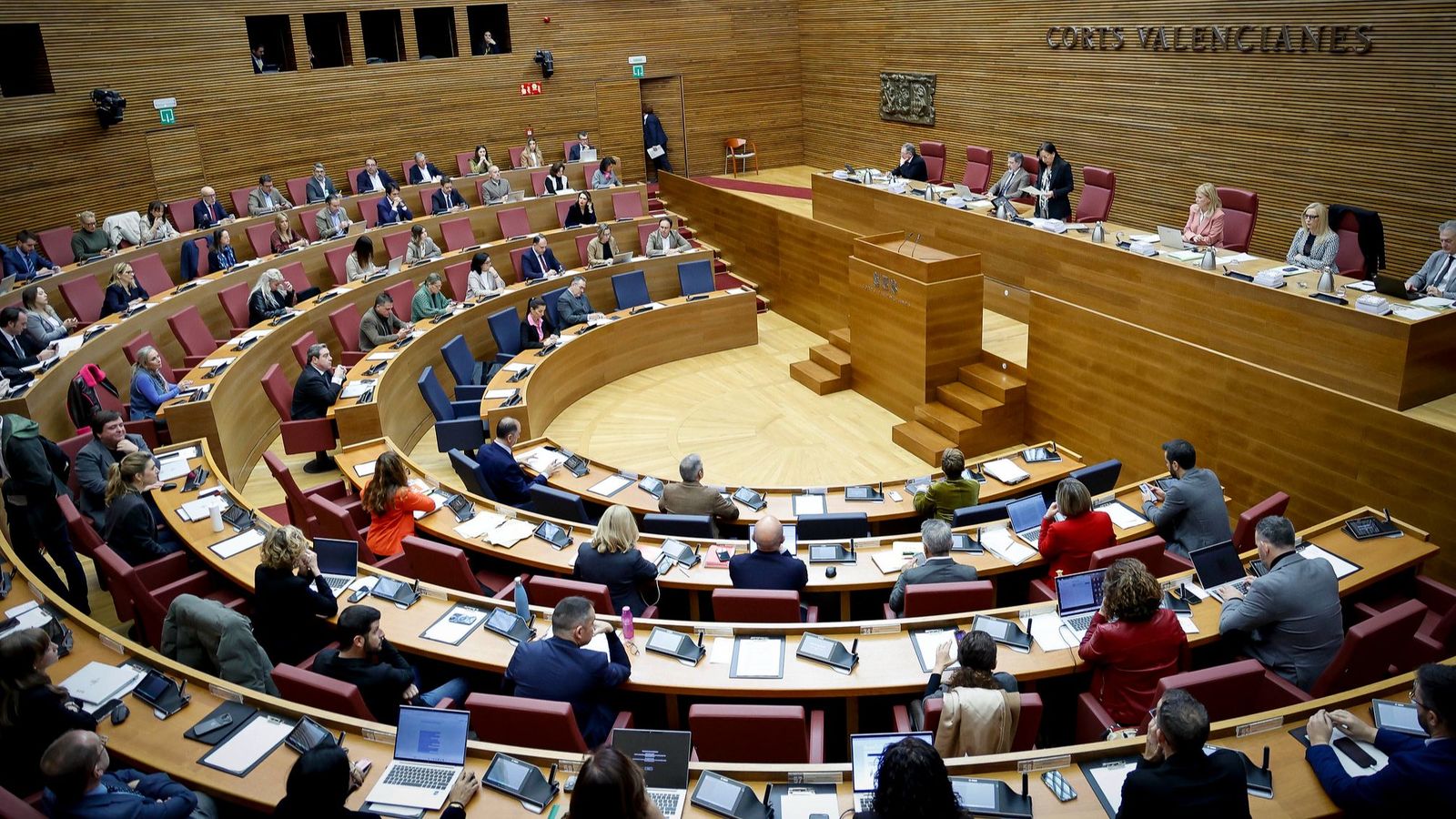 Un moment del ple del 20 de desembre celebrat a les Corts