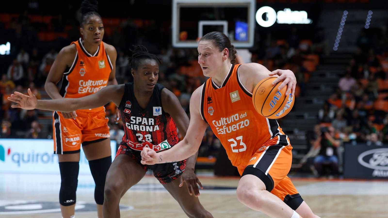 Iagupova, en una acció del duel