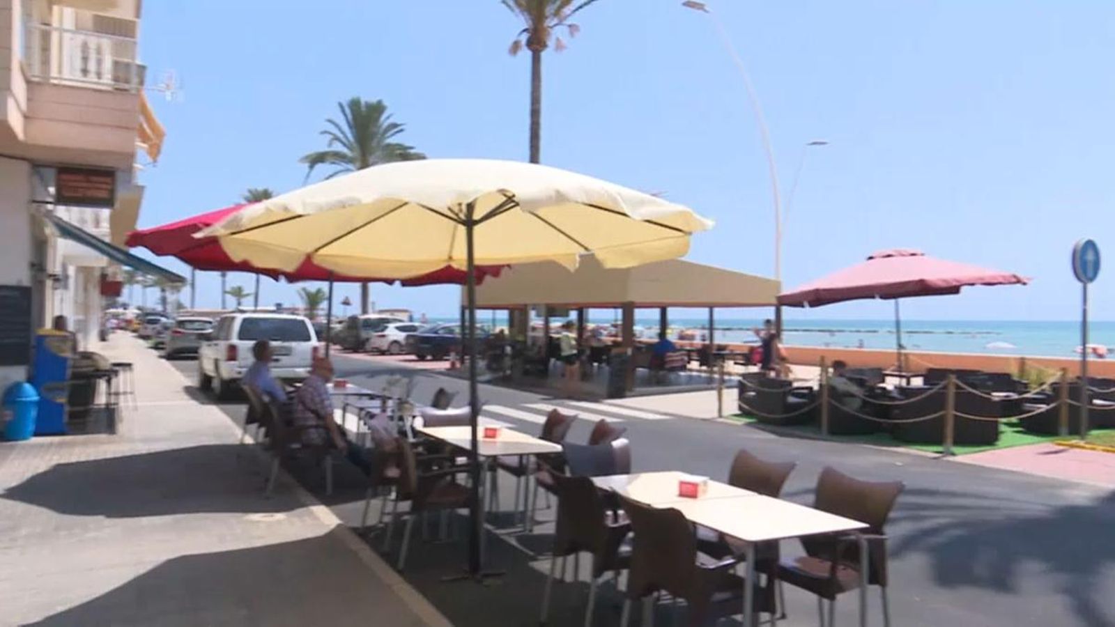 Imatge d'arxiu d'una terrassa a Torreblanca