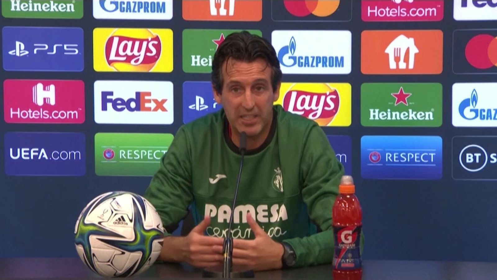 L'entrenador del Vila-real, Unai Emery