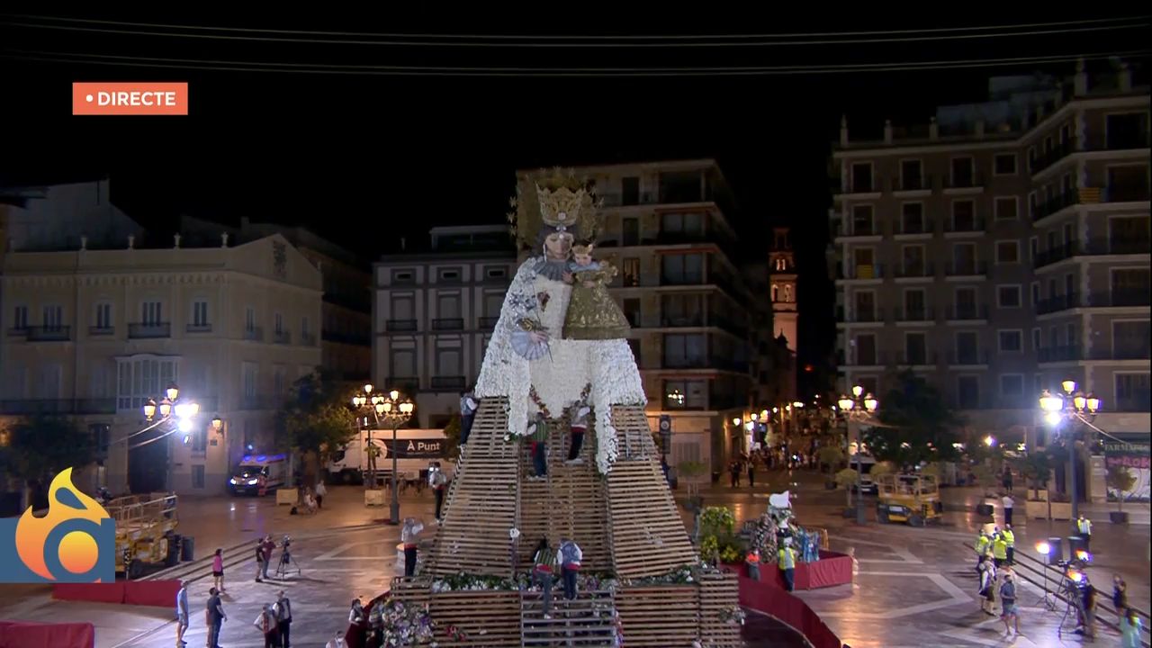 Cadafal de la Mare de Déu dels Desemparats de la nit de l'Ofrena
