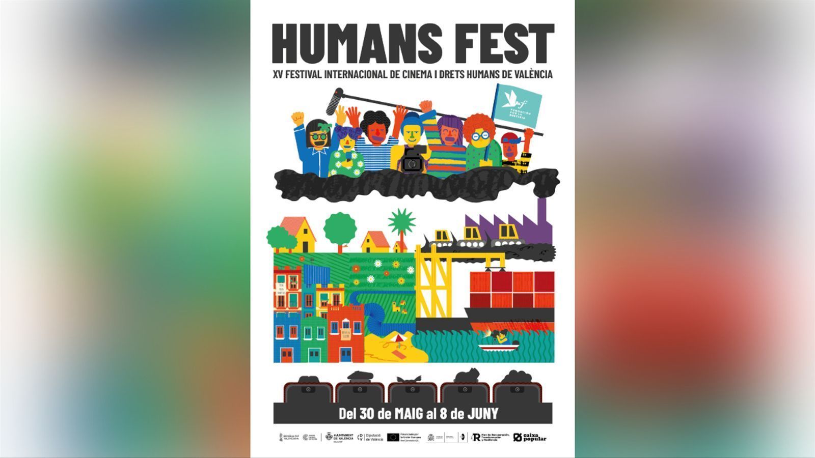 Cartell de la XV edició del Humans Fest