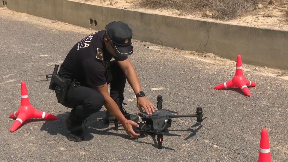 Riba-roja de Túria reforça la vigilància amb drons als camps de cultiu
