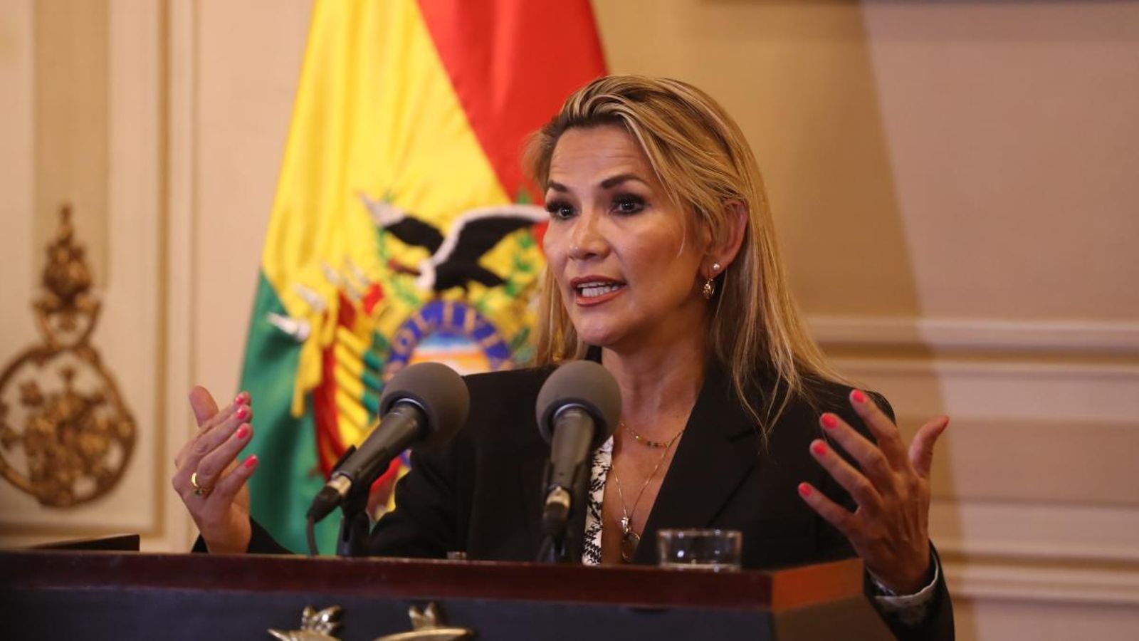 Jeanine Áñez presenta una proposta d\'eleccions al parlament bolivià