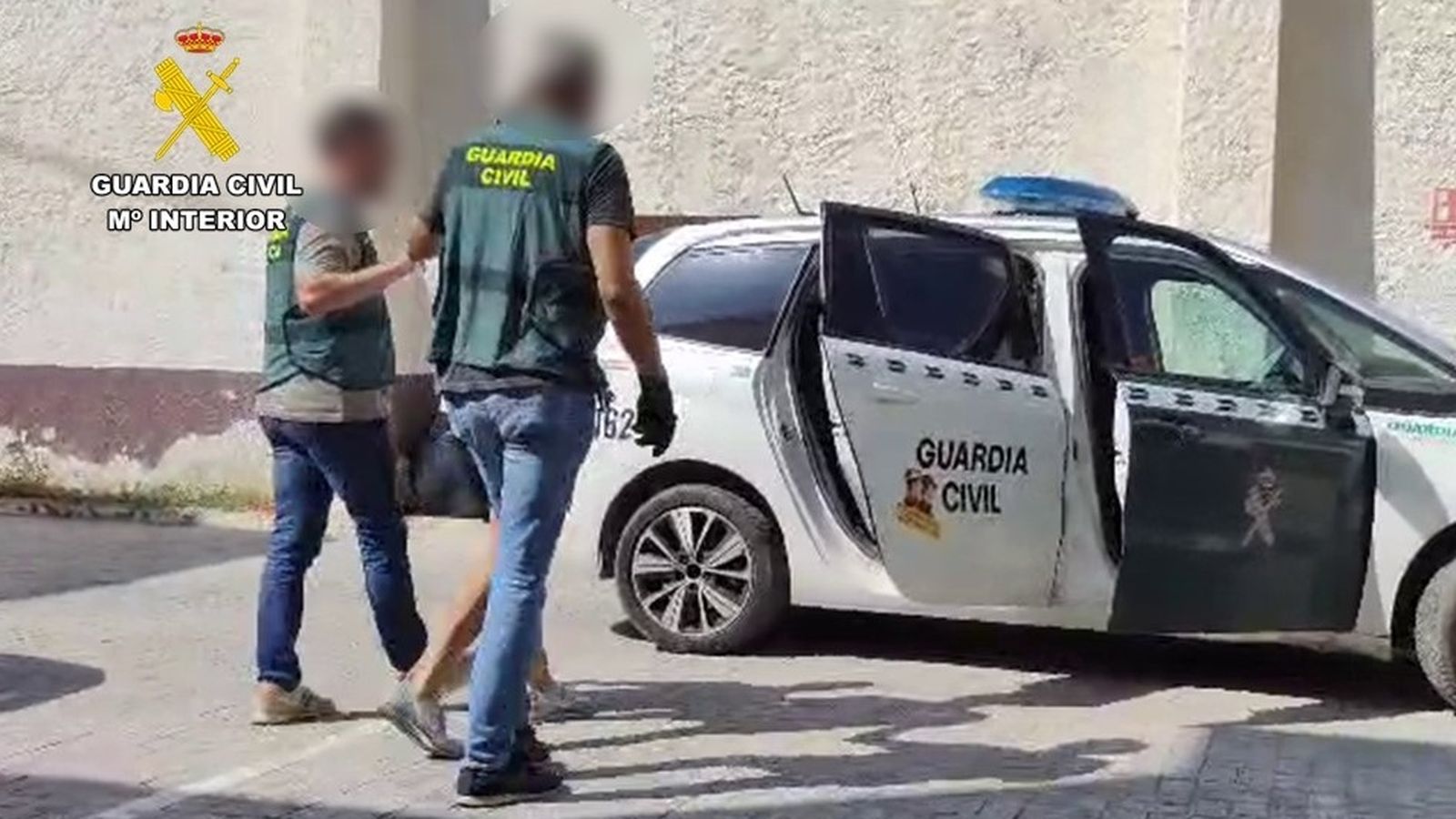 Imatge de la detenció del proxeneta