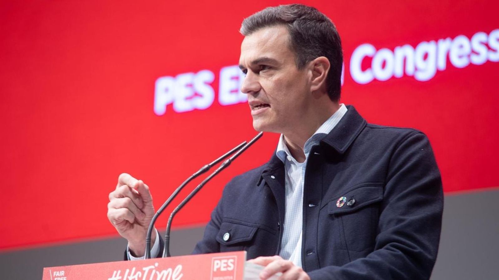 Sánchez dona el tret d\'eixida a la campanya del Partit Socialista Europeu