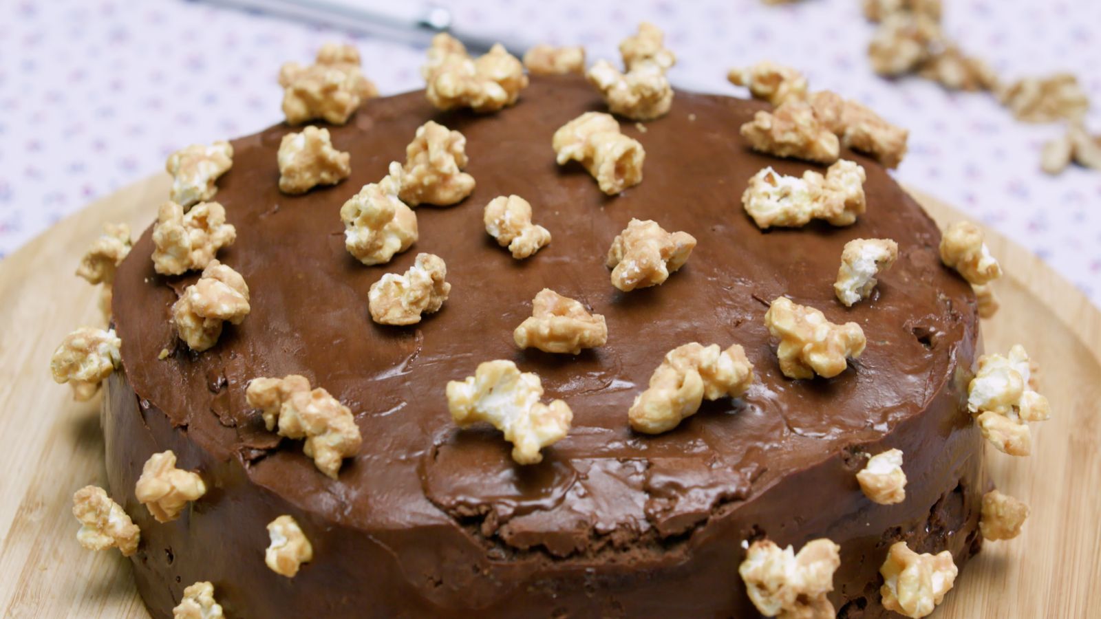 Bescuit de xocolate i roses