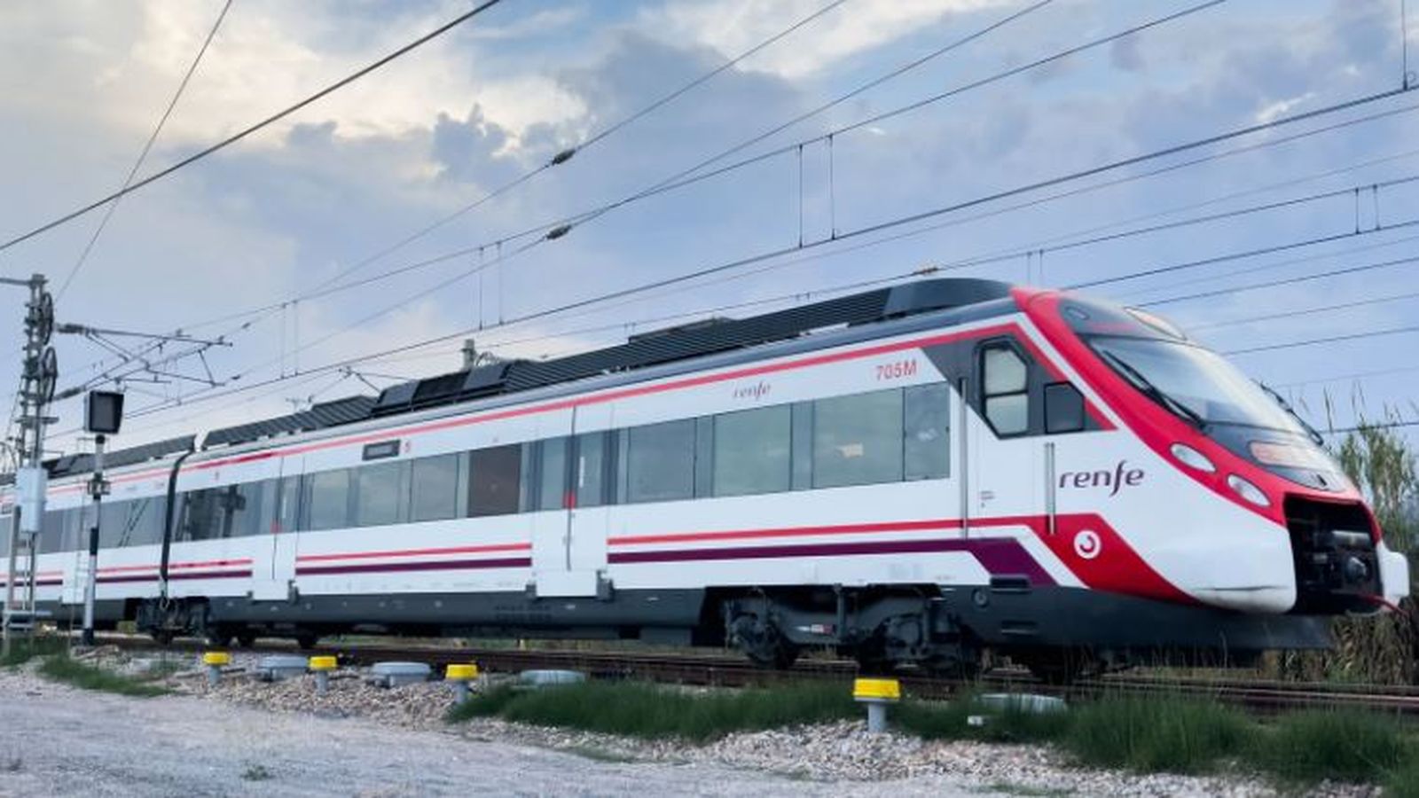 Un tren de Rodalia, en arxiu