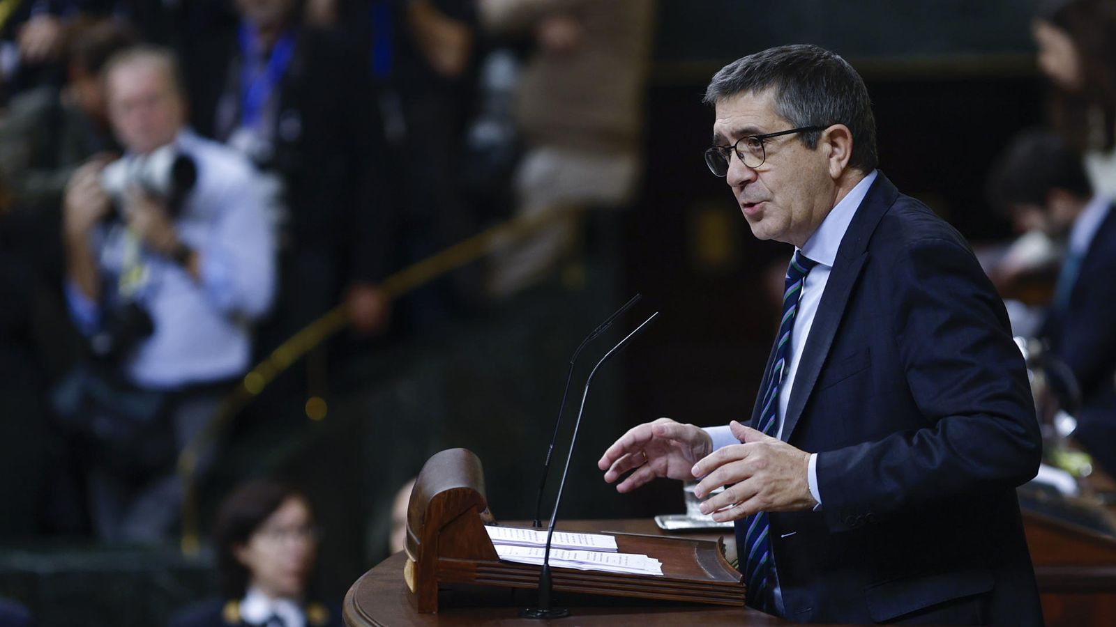 Patxi López, aquest dijous en el Congrés