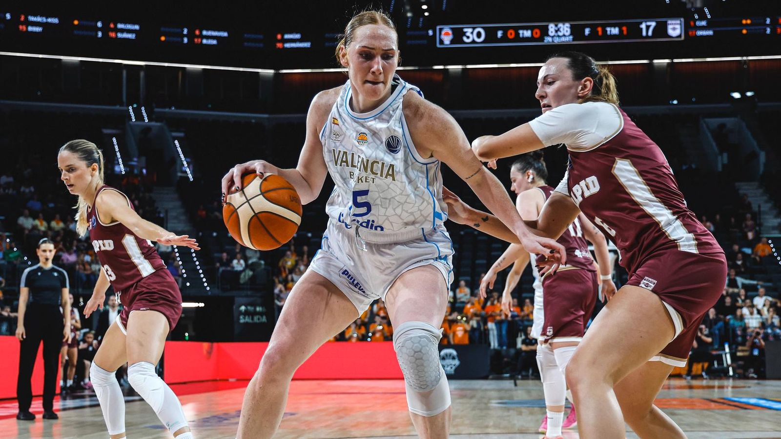 Chloe Bibby ha sigut la màxima anotadora del partit