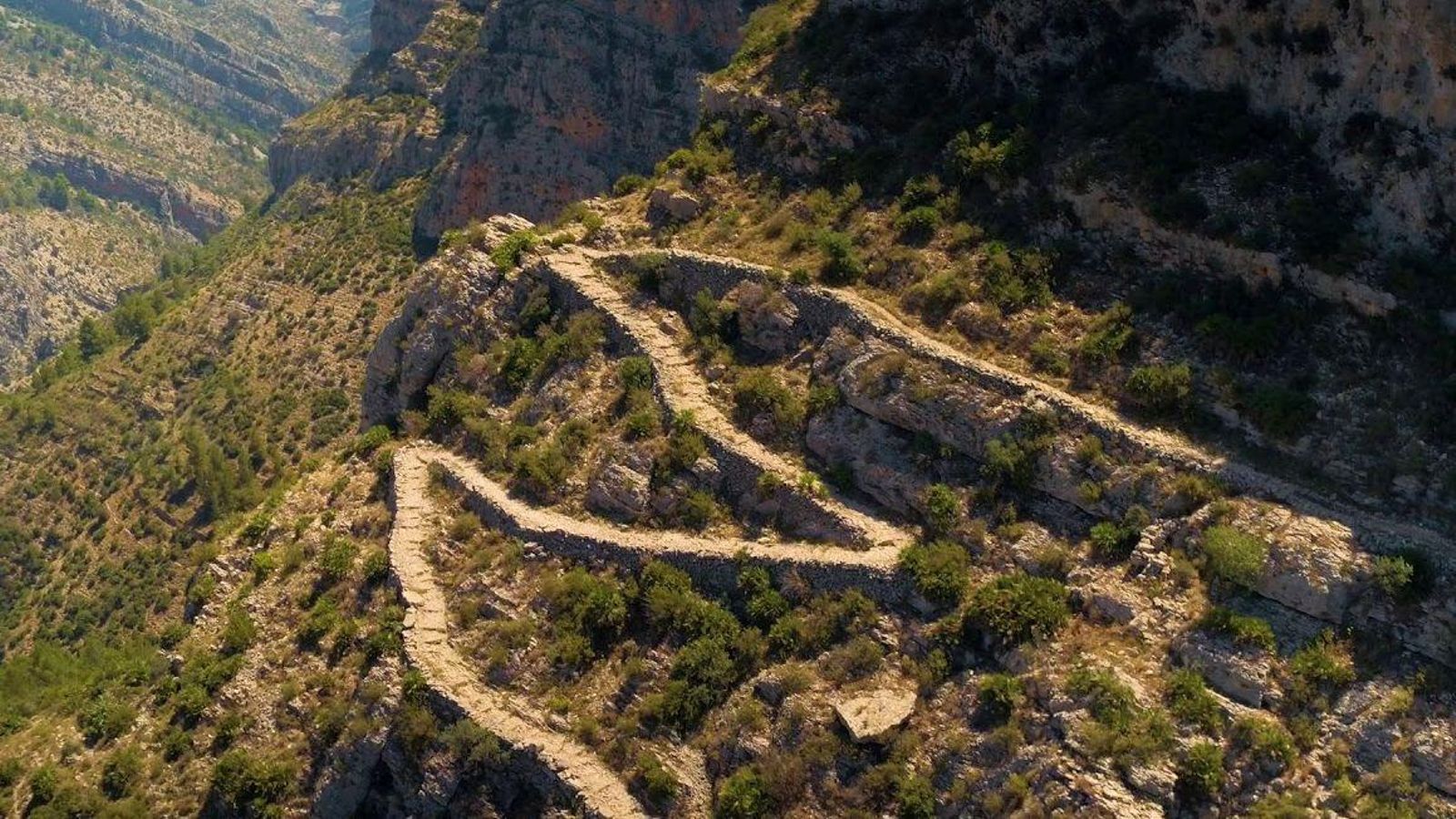 Imatge d'arxiu del barranc de l'Infern a la Vall de Laguar
