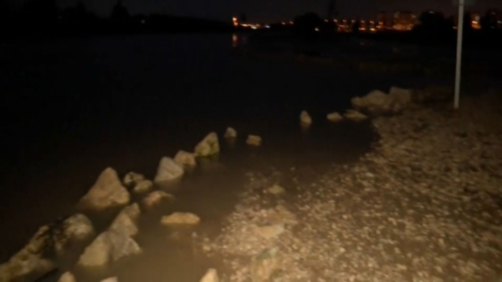 Les plutges han causat el desbordament parcial del tram final del riu Xúquer