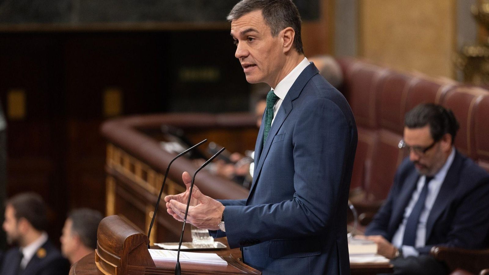 Imatge d'arxiu de Pedro Sánchez al Congrés