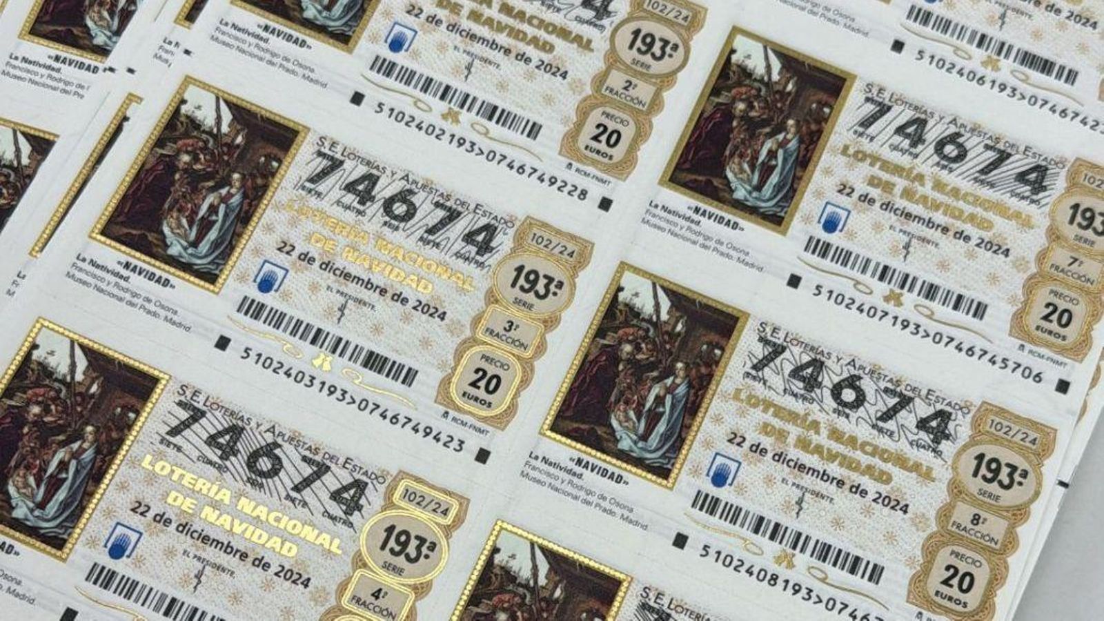 Els dècims per al sorteig del 22 de desembre ja estan darrere de les finestrestes de les administracions
