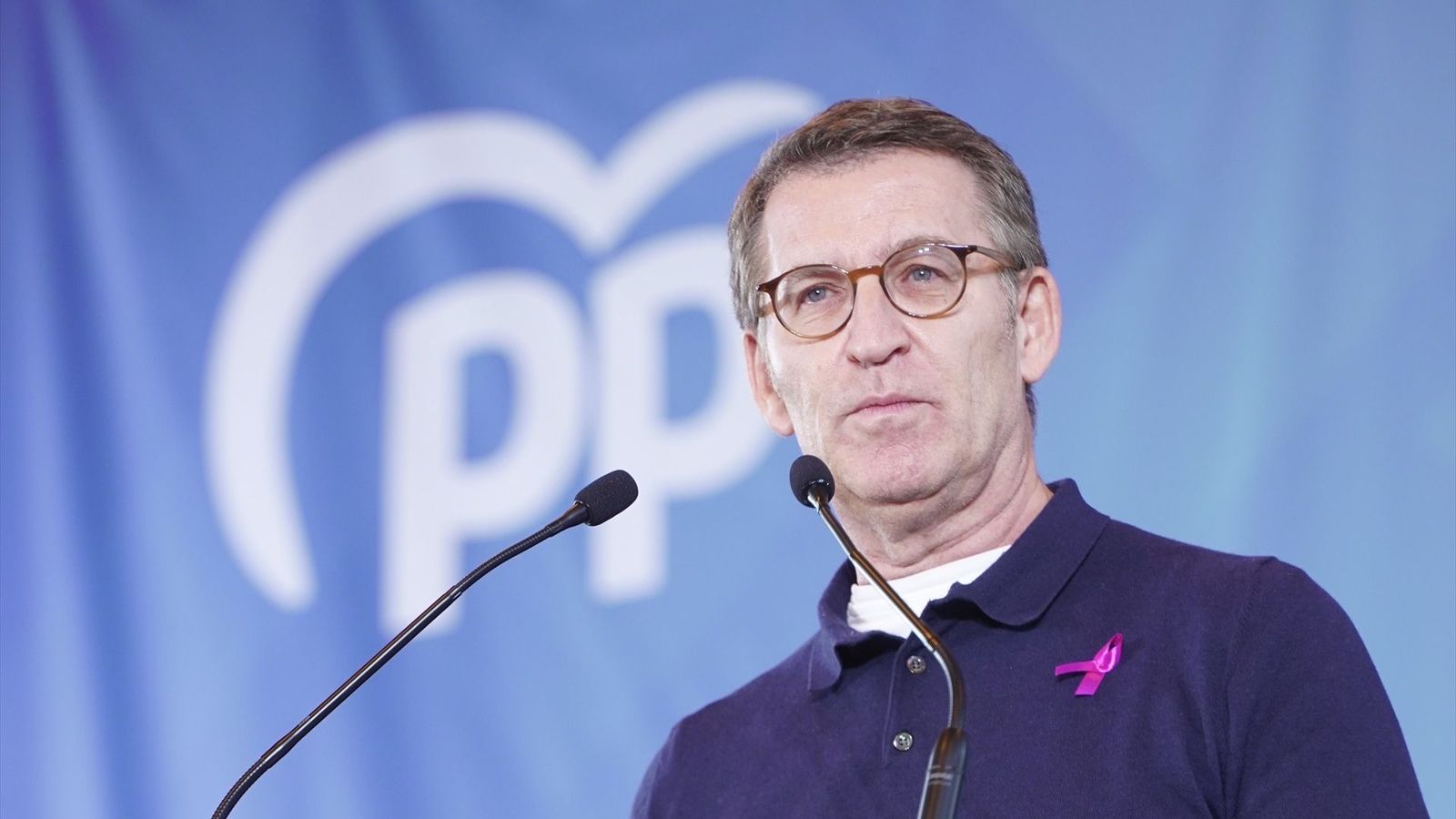 El president popular, Alberto Núñez Feijóo, aquest dissabte a La Rioja