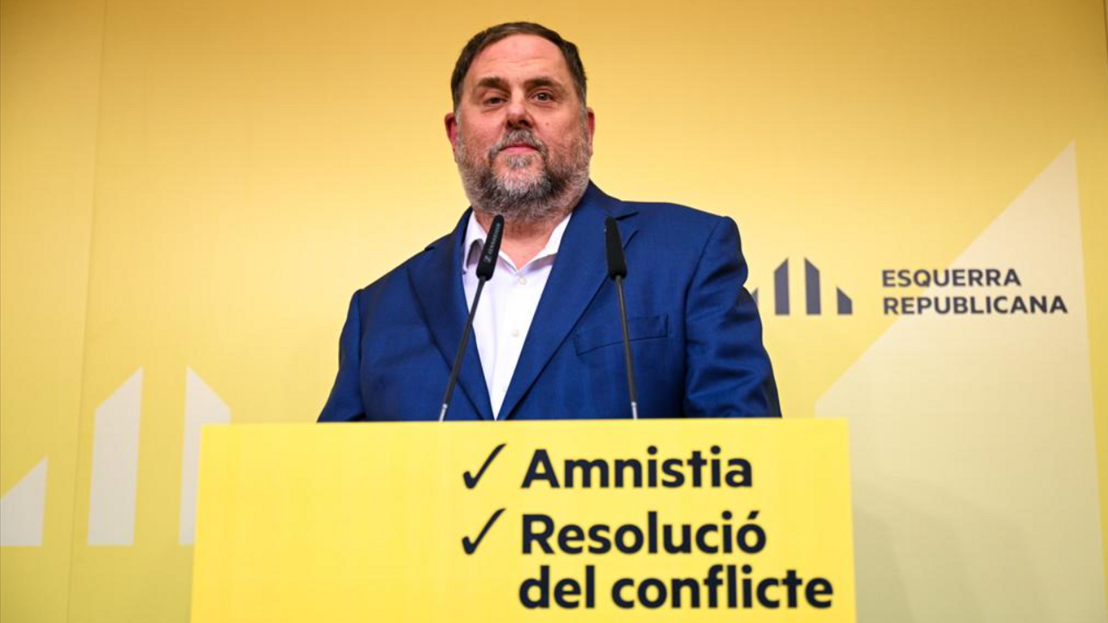 Oriol Junqueras, president d'Esquerra Republicana de Catalunya