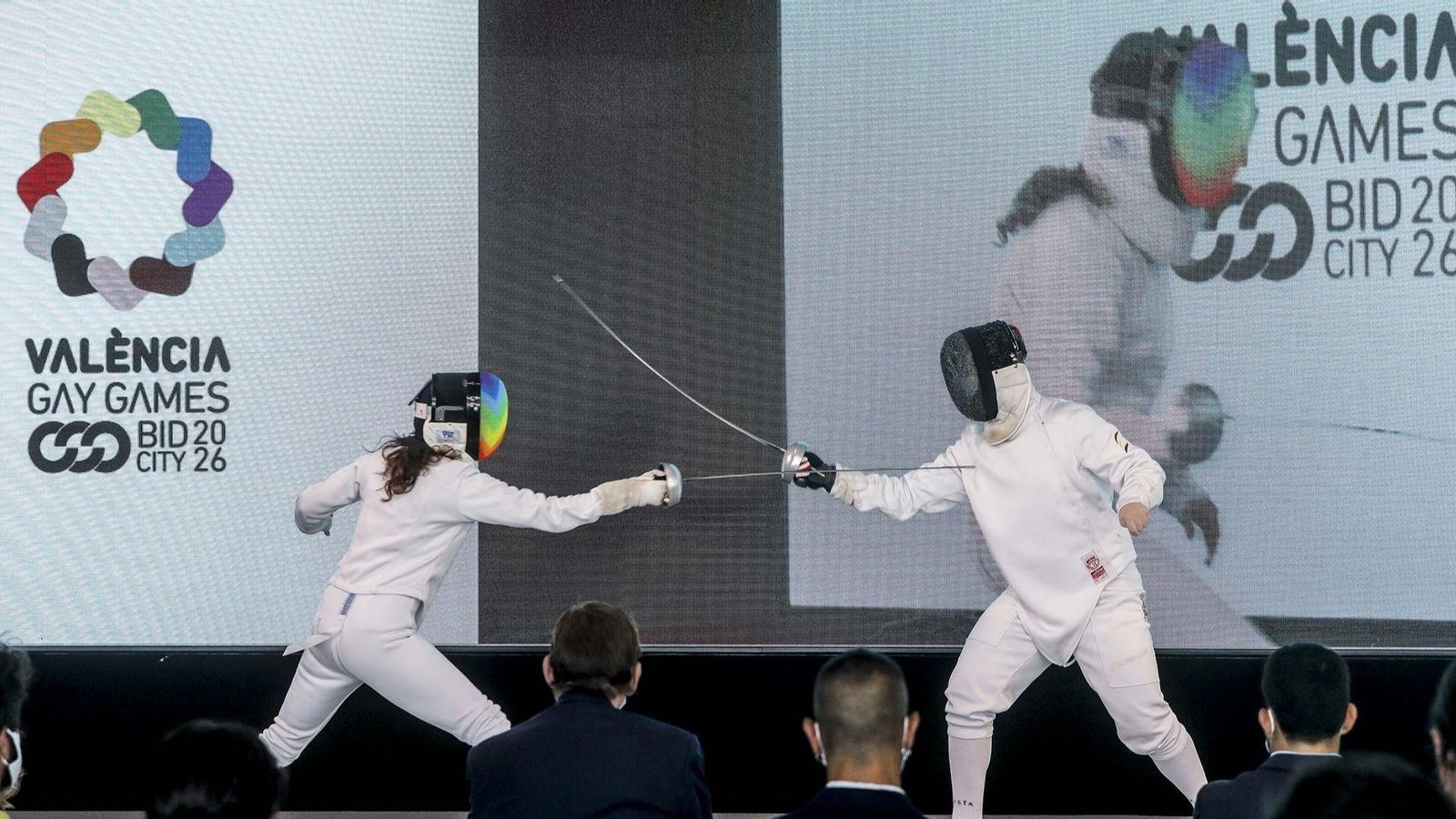 Imatge d'arxiu de la presentació de València com a seu dels Gay Games 2026