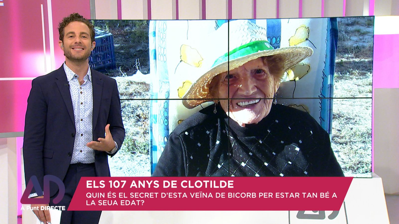 Clotilde, una dona de 107 anys
