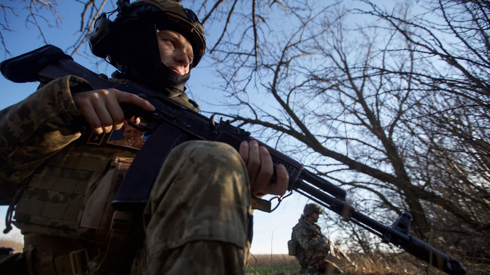 Militars ucraïnesos a la regió de Donetsk