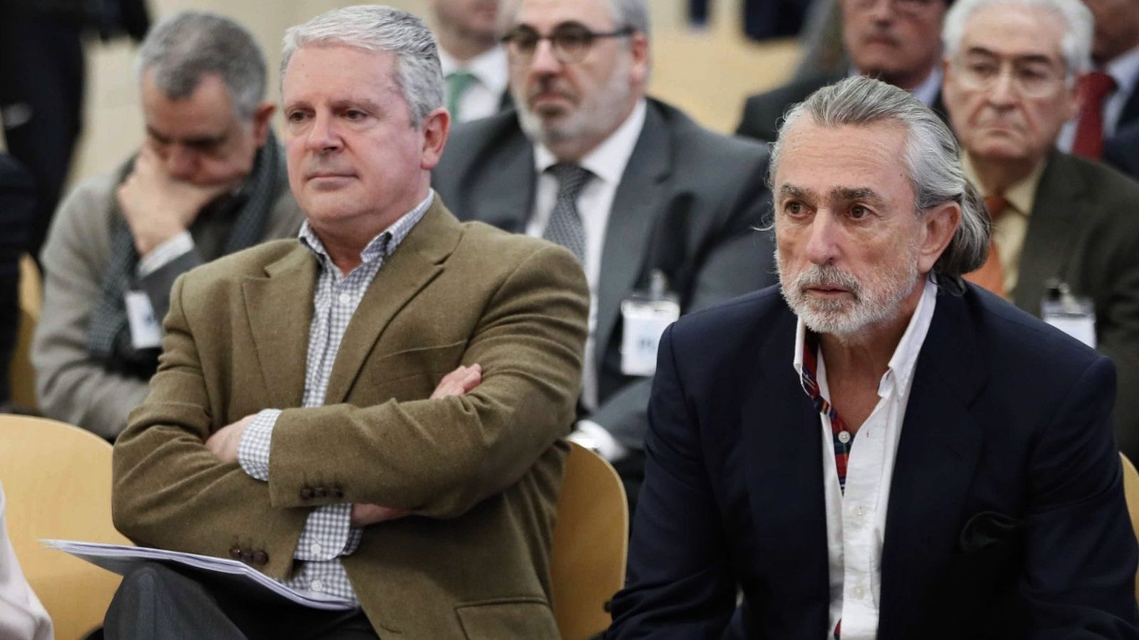 D'esquerra a dreta els membres de la trama Gürtel Pablo Crespo i Francisco Correa