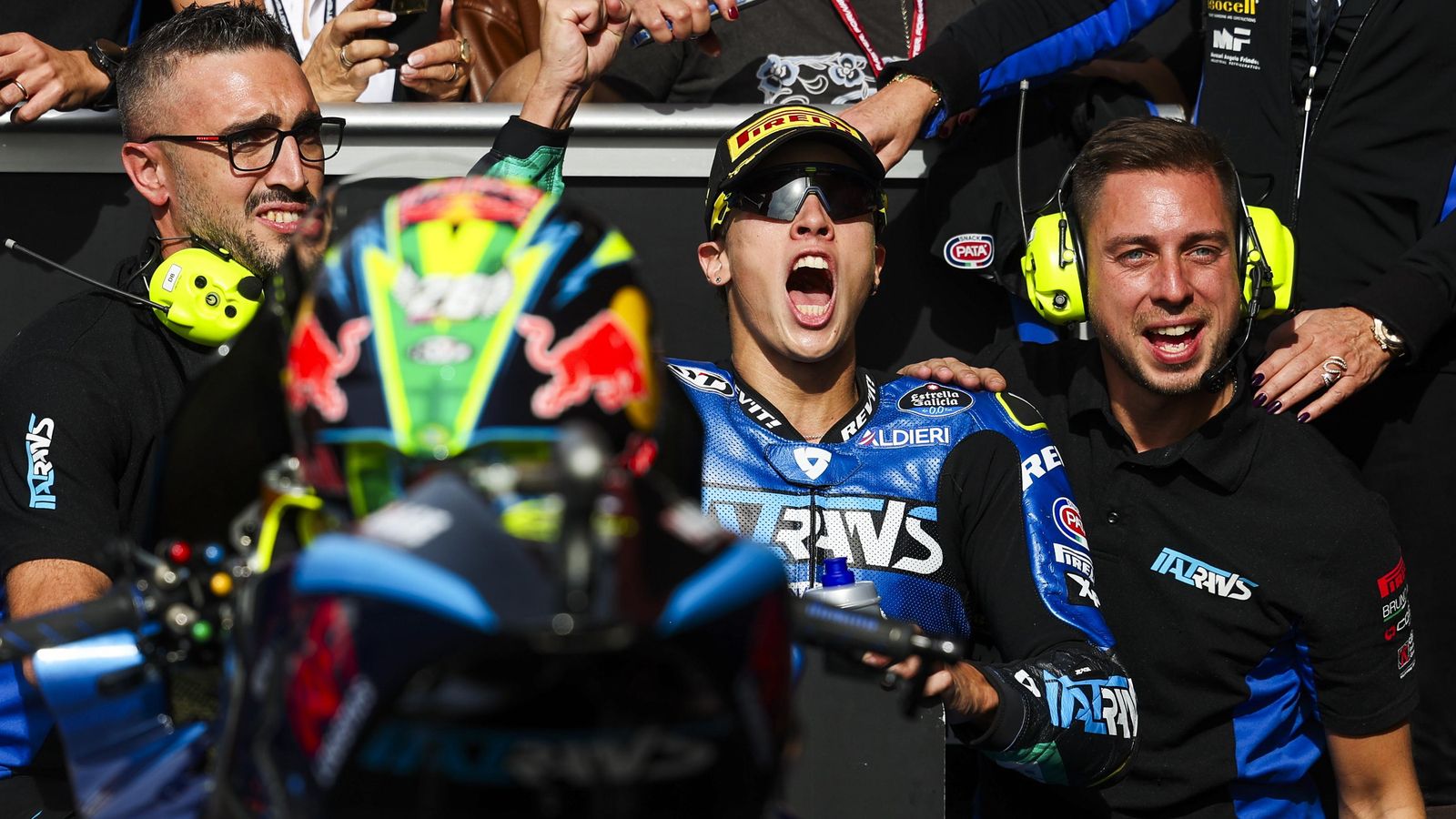 Diego Moreira celebrant el campionat