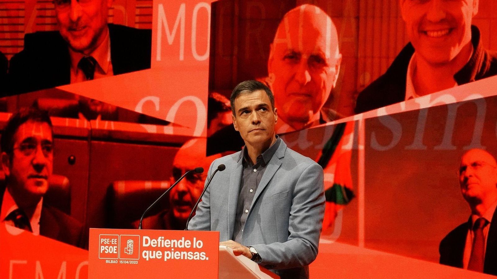 Pedro Sánchez, aquest dissabte a Bilbao Pedro Sánchez, aquest dissabte a Bilbao