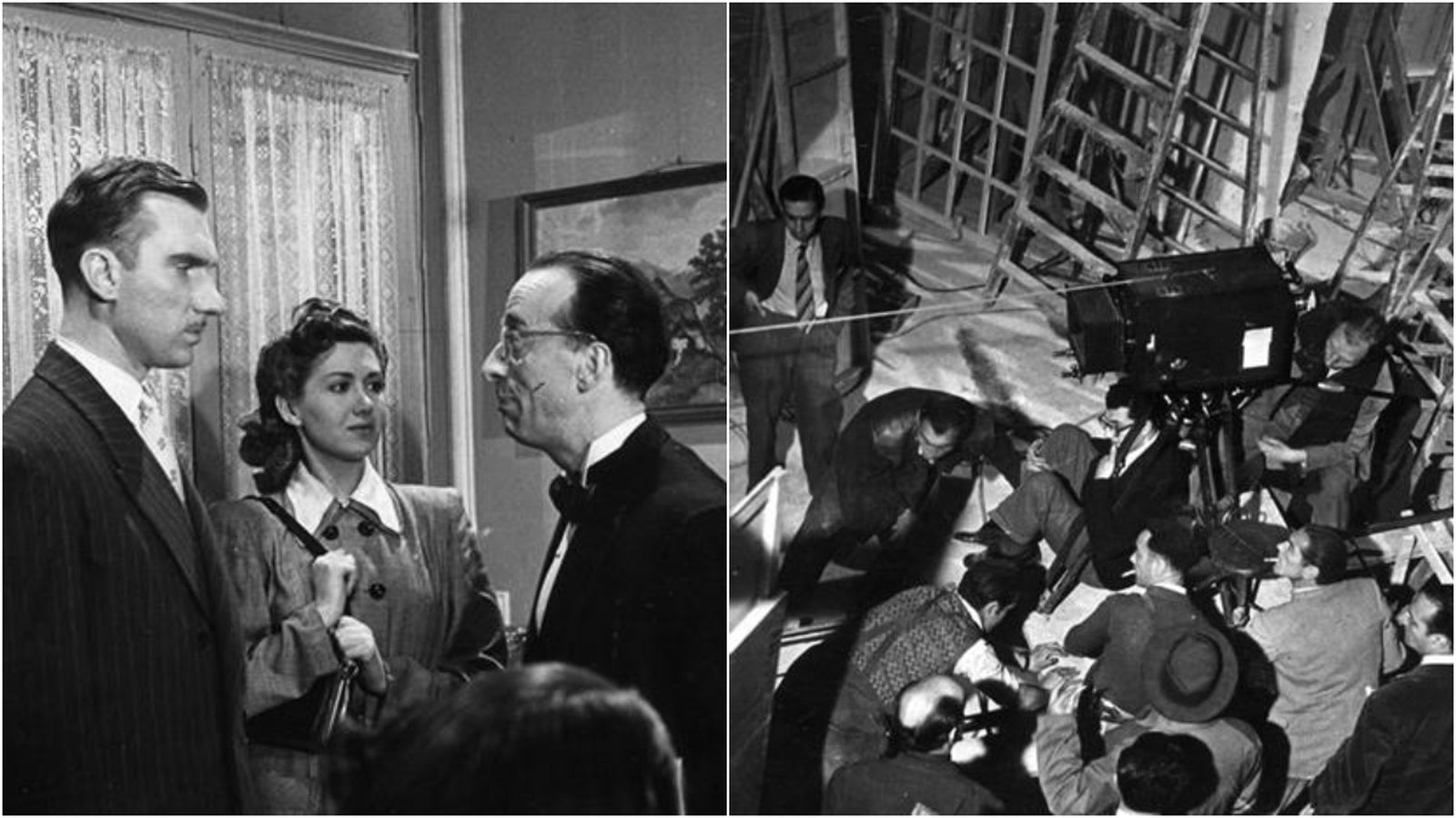 Imatges del rodatge en 'Esa pareja feliz'