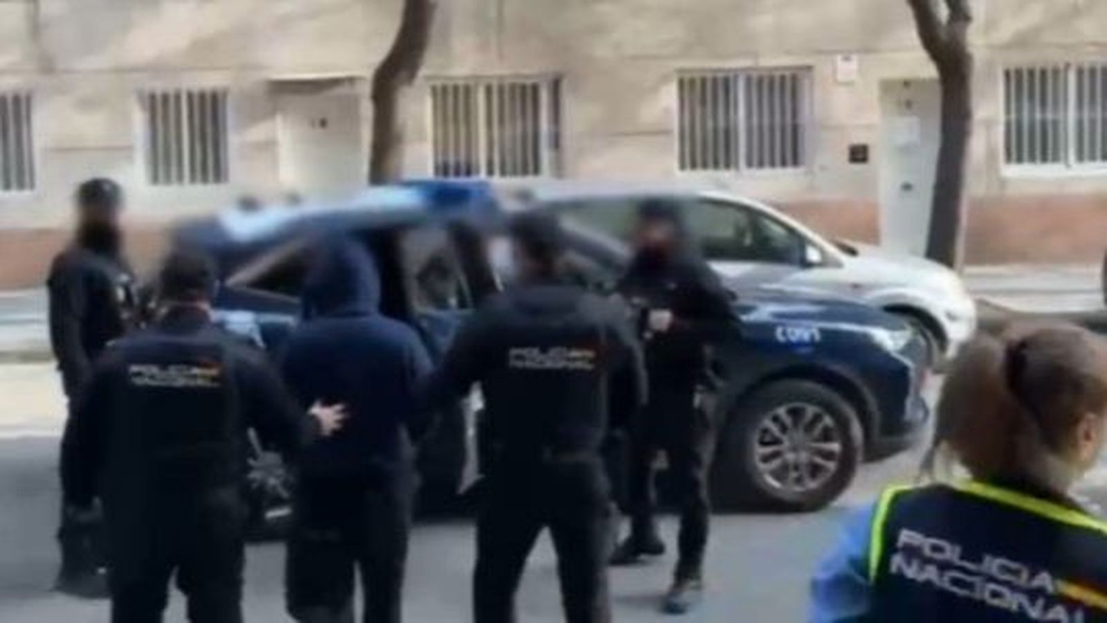 Un dels detinguts per la Policia Nacional