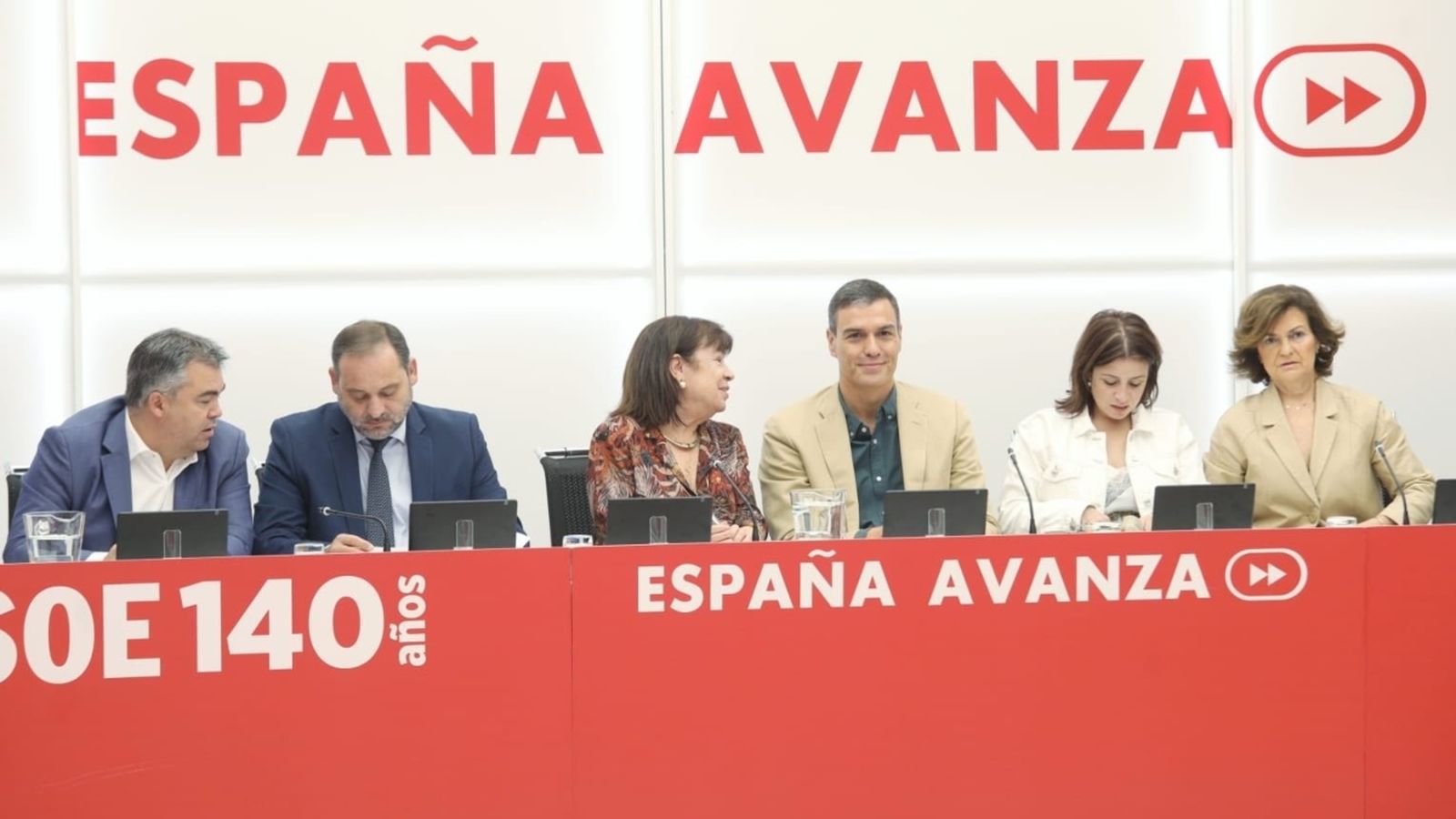 Reunió de la comissió executiva federal del PSOE