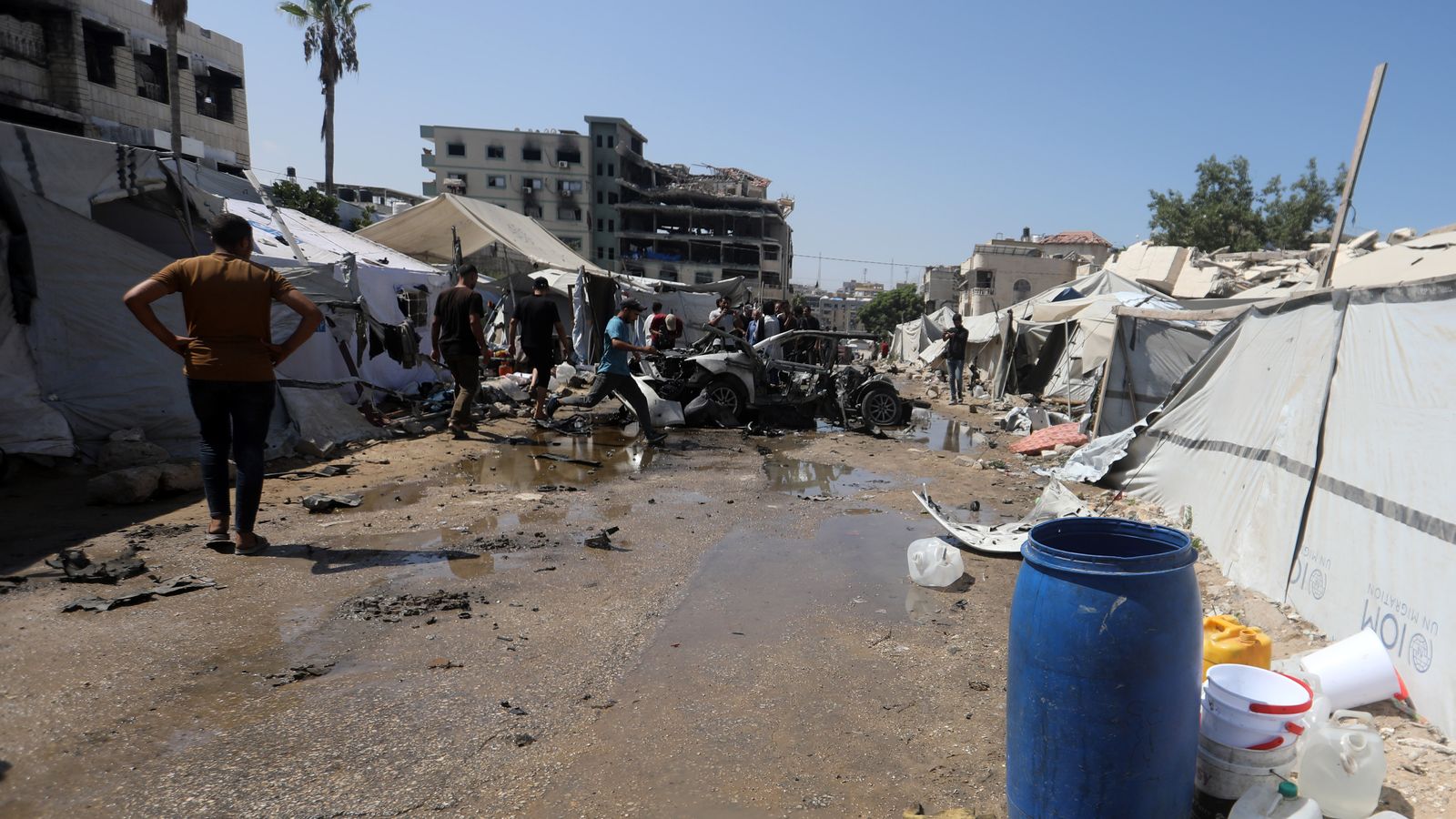 La ciutat de Gaza, este dimarts