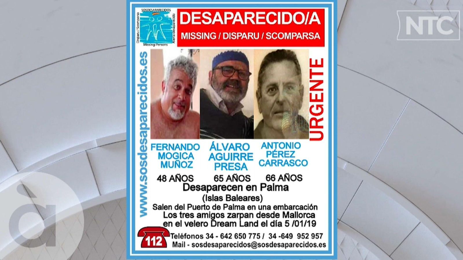 El fill d\'un dels desapareguts en un veler a Mallorca confirma que estan bé i estant tornant