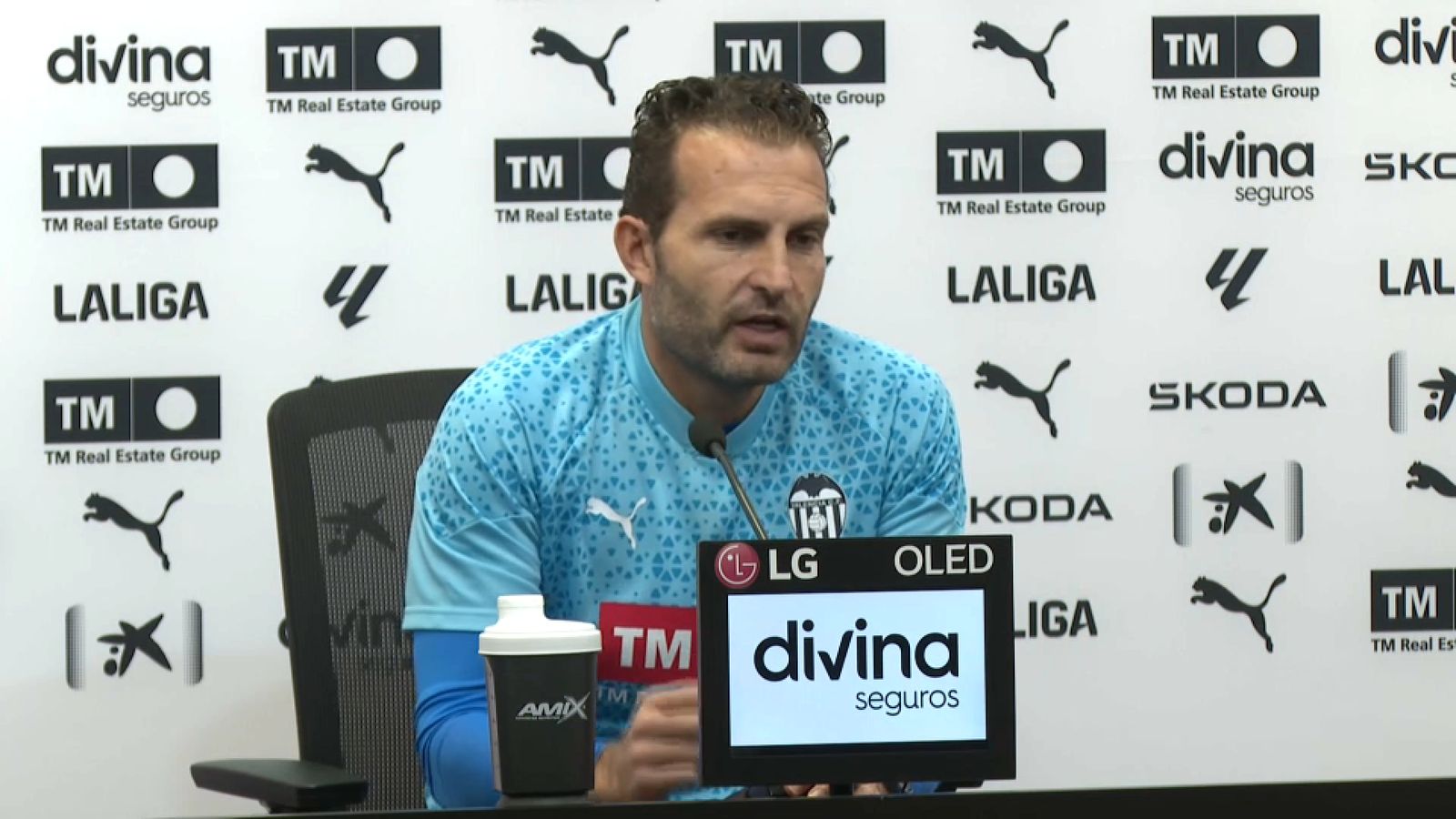 L'entrenador del València, Rubén Baraja