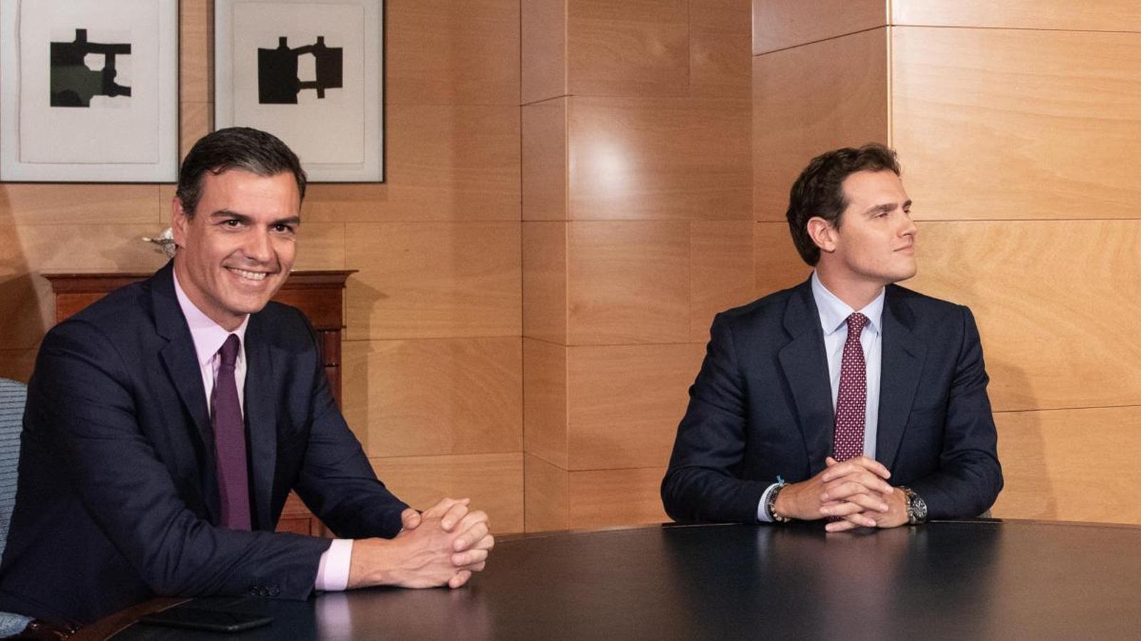 Pedro Sánchez i Albert Rivera, en una foto d'arxiu Pedro Sánchez i Albert Rivera, en una foto d'arxiu