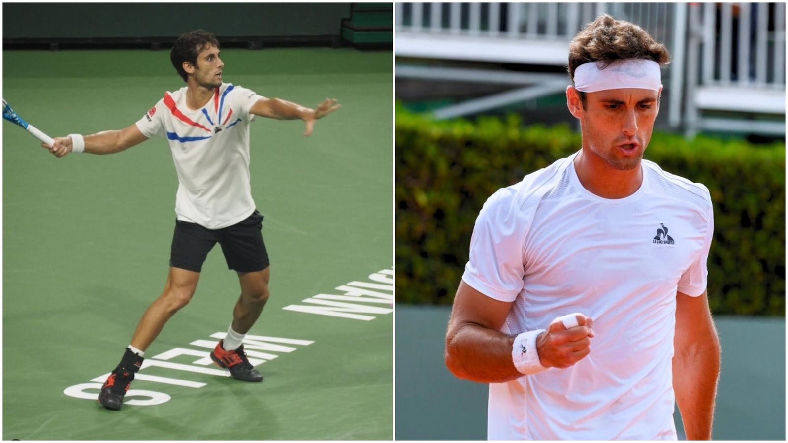 Més de tres anys i mig han passat entre estes dos imatges (Indian Wells 2021 i Roma 2025)