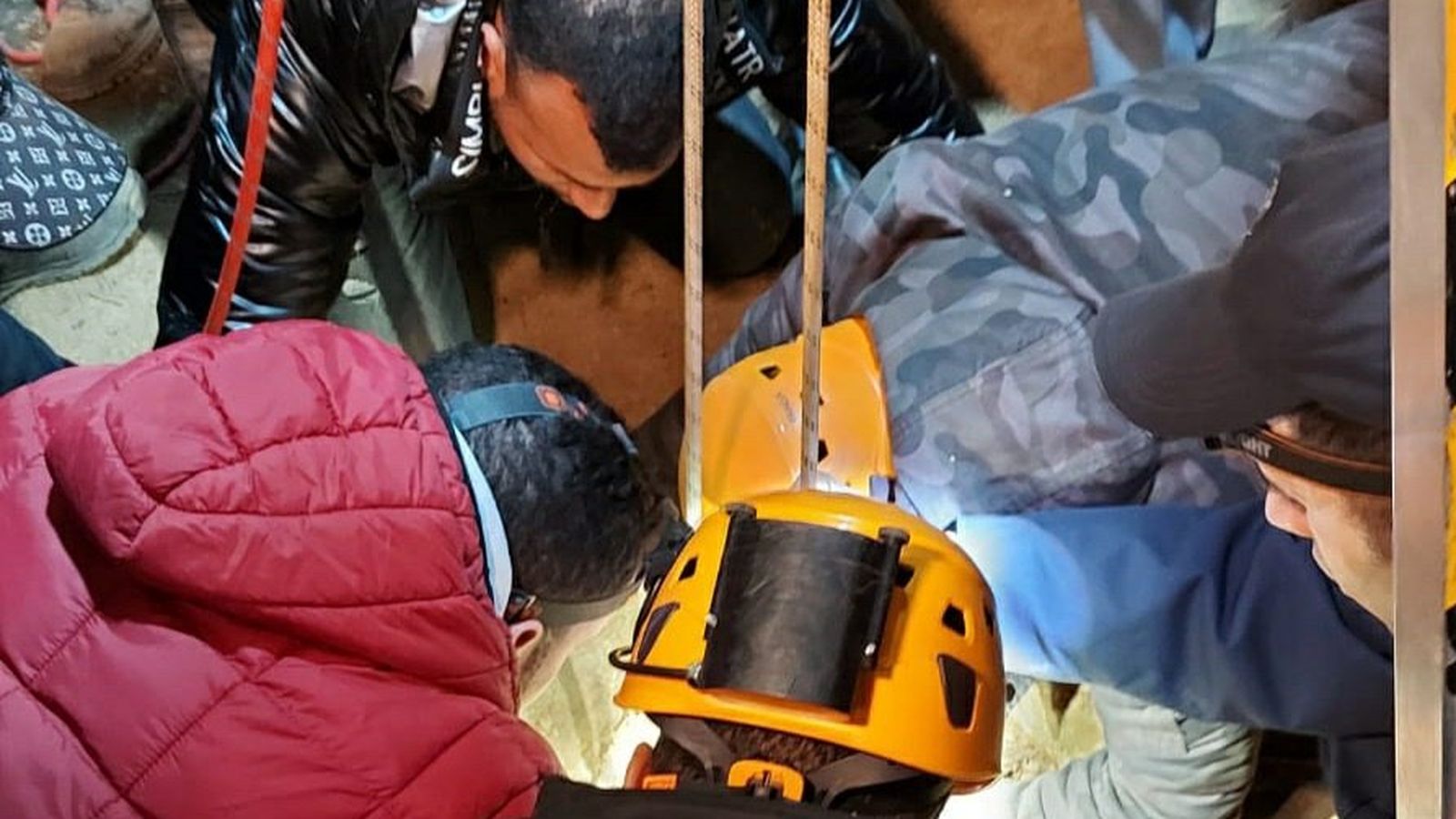 Operatiu de recerca del xiquet marroquí que va caure a un pou a la ciutat de Xauen