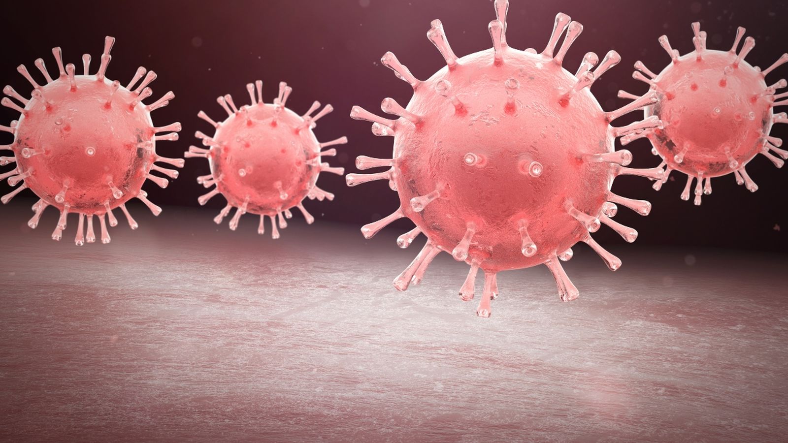 Simulació del coronavirus en contacte amb la pell