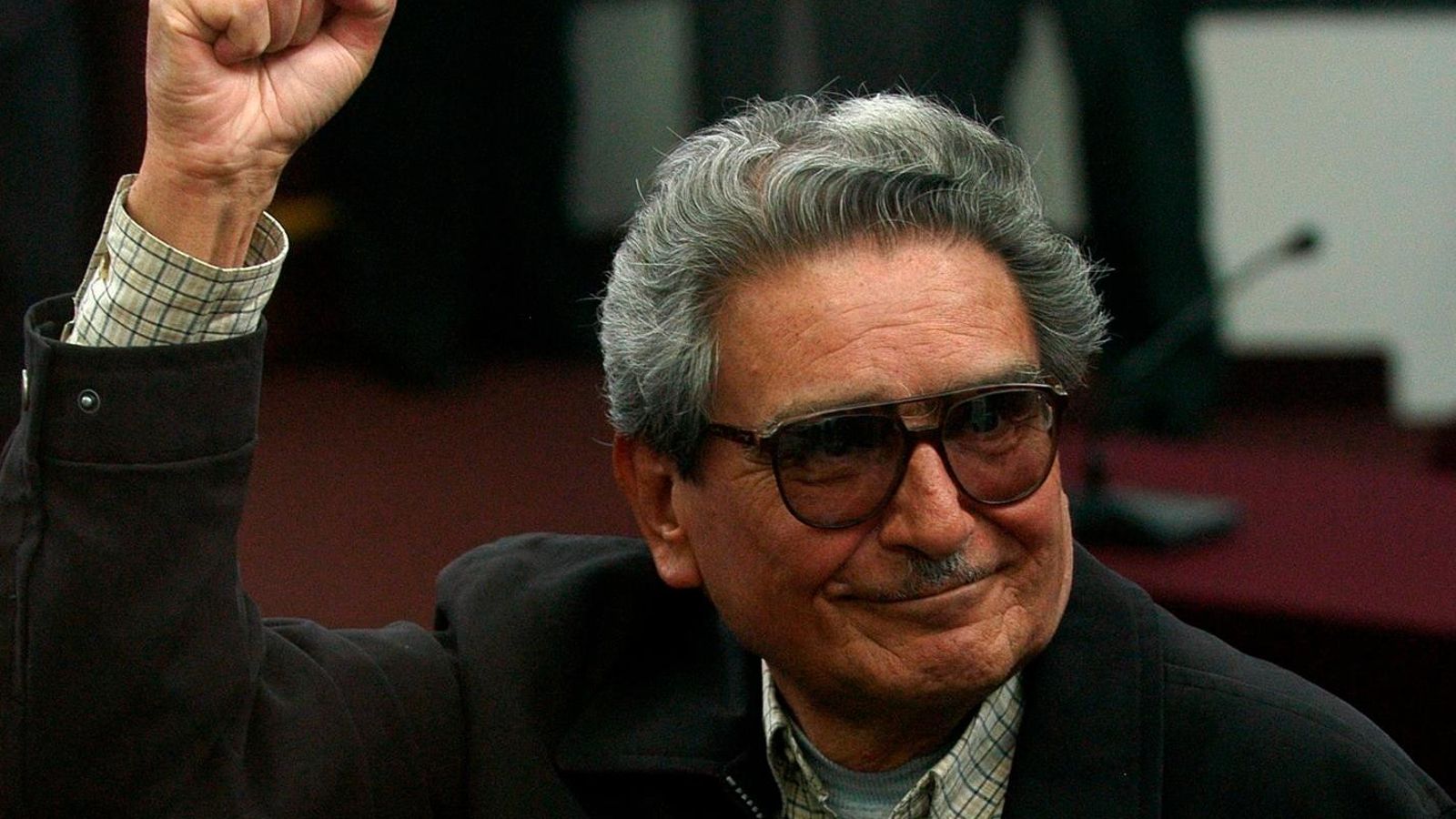 Abimael Guzmán en una imatge d'arxiu de 2012 durant una audiència en la Base Naval del Callao (el Perú).