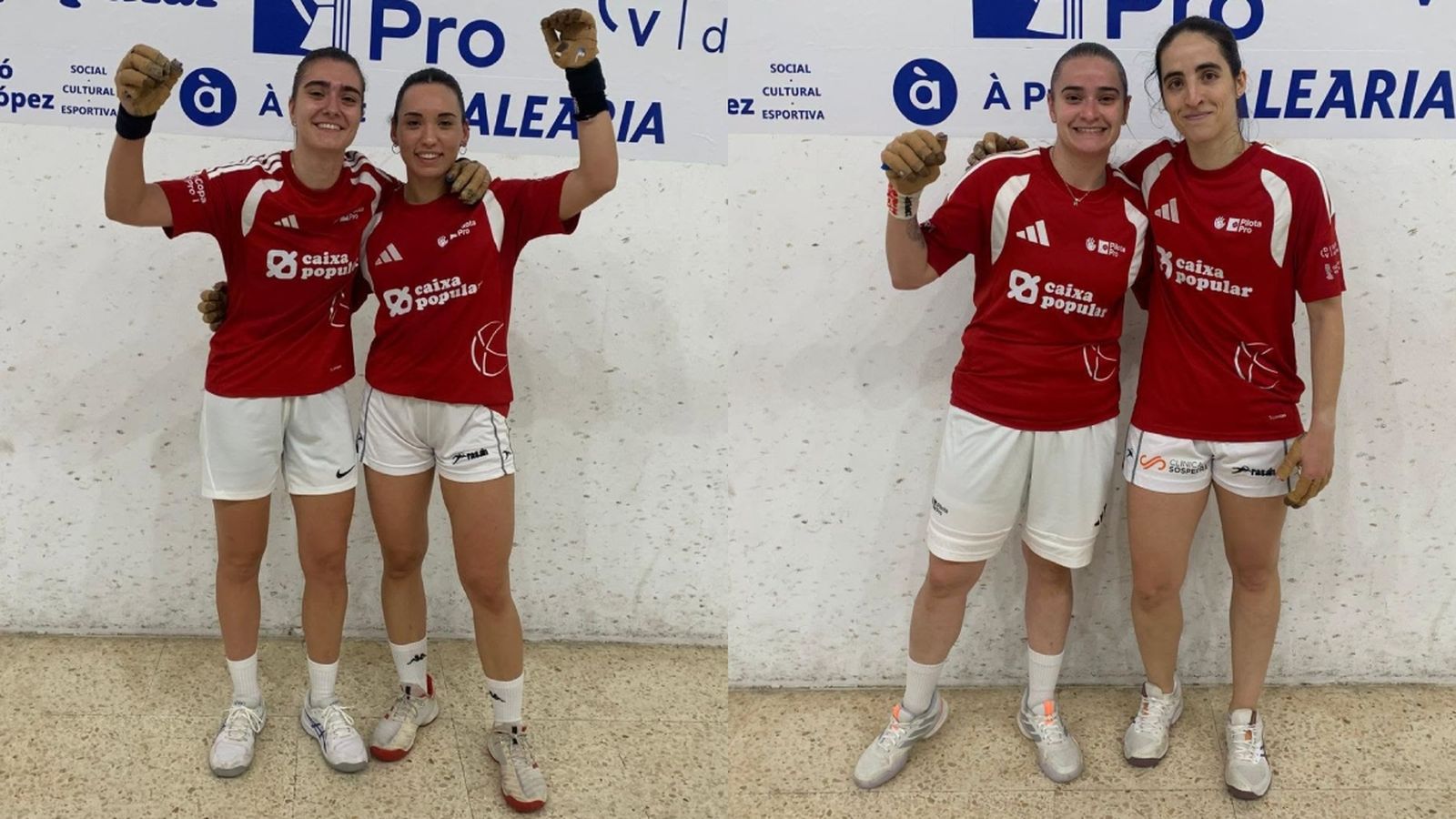 Les parelles finalistes