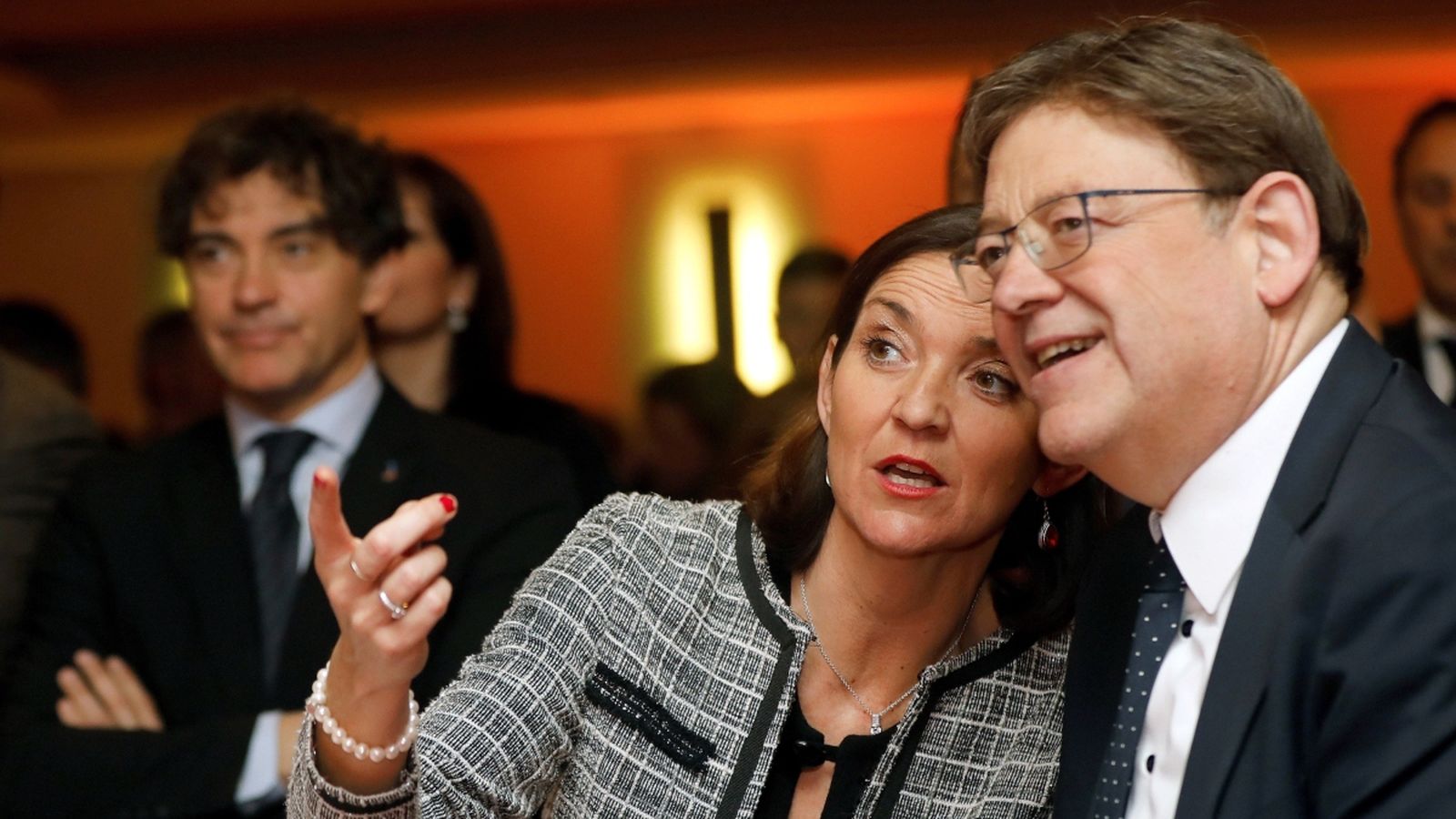 El president de la Generalitat, Ximo Puig, i la ministra d'Indústria, Comerç i Turisme, Reyes Maroto, a l'ITB