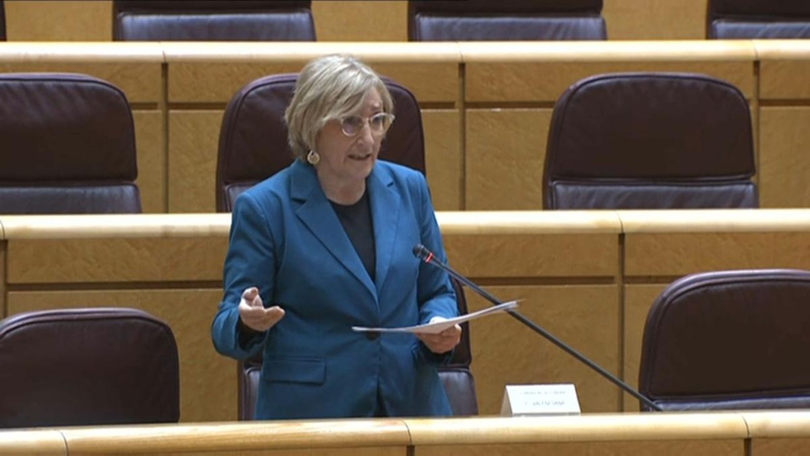 Compareixença d'Ana Barceló a la comissió general de les comunitats autònomes al Senat