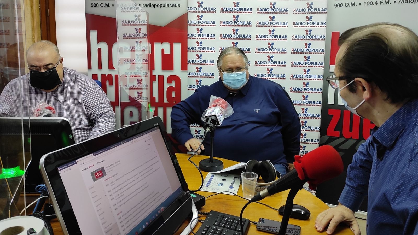 Luis Ángel Garrido en la tertúlia radiofònica on ha demanat disculpes